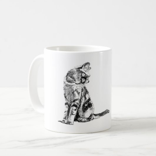 "Katzen-" Tasse (Vorderseite Links)