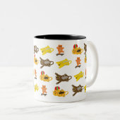 Katzen Tasse Cartoon wiederholen (VorderseiteRechts)