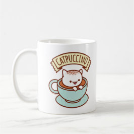 Katzen-Tasse - "CATPUCCINO " Kaffeetasse