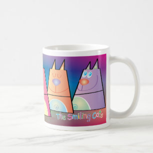 Katzen-Tasse - die lächelnden Katzen Kaffeetasse