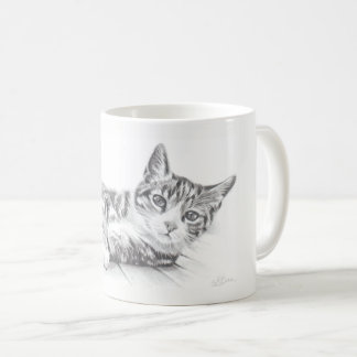Katzen-Tasse, Katzenkunst-Tasse, Kaffeetasse