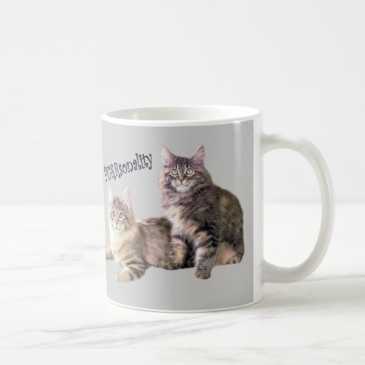 Katzen-Tasse PURRsonality Kaffeetasse (Rechts)