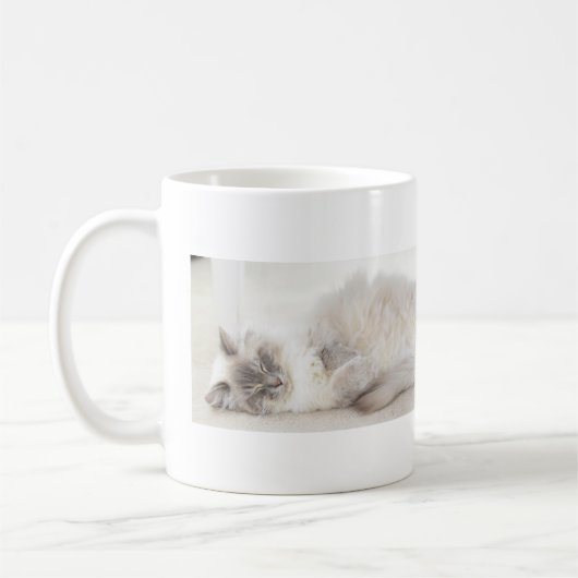 Katzen-Tasse SchlafensRagdoll Kaffeetasse (Links)