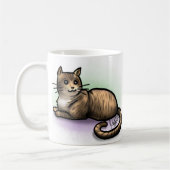 Katzen-Tasse - Tabby Kaffeetasse (Links)