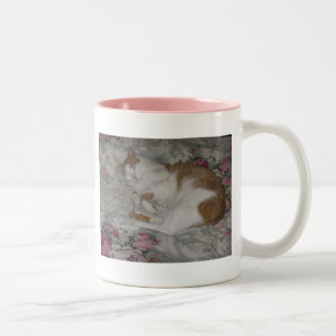 Katzen-Tasse Zweifarbige Tasse