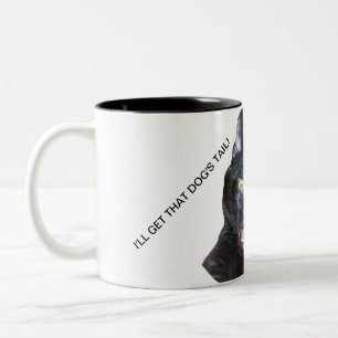 Katzen-Tasse Zweifarbige Tasse