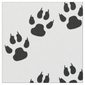 Katzen-Tatzen-Drucke Stoff (Nahaufnahme)