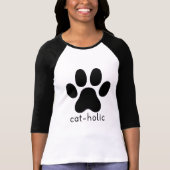 Katzen-Tatzen-katholische T - T-Shirt (Vorderseite)