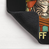 Katzen-Tech-Ingenieur Suprt Humor Tech Computer ED Mousepad (Ecke)