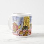 Katzen Teekanne Tasse (Vorderseite Links)