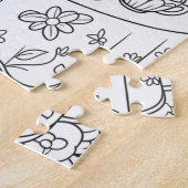 Katzen-Teeparty- & Süßigkeiten-Puzzle Puzzle (Seite)