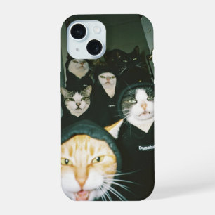 Katzen-Telefon iPhone 15 Hülle