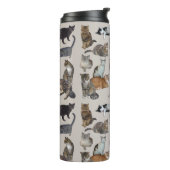 Katzen Thermosbecher (Nach links gedreht)