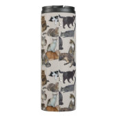 Katzen Thermosbecher (Rückseite)