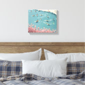 Katzen, Tiere, Haustiere, niedlich, Liebe, Begleit Leinwanddruck (Insitu (Schlafzimmer))