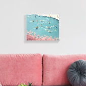 Katzen, Tiere, Haustiere, niedlich, Liebe, Begleit Leinwanddruck (Insitu (Wohnzimmer))