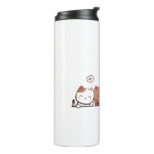 Katzen, Tiere, Spaß Thermosbecher (Nach links gedreht)