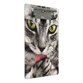 Katzen Tierportrait Mini Klemmbrett (Schrägansicht)