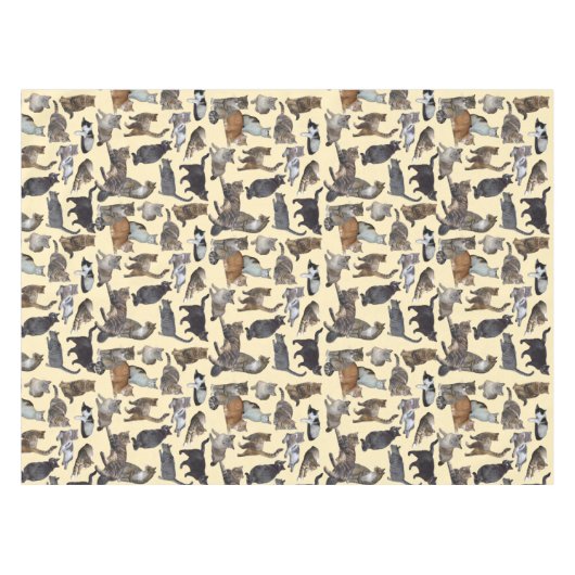 Katzen Tischdecke (Vorderseite (Horizontal))