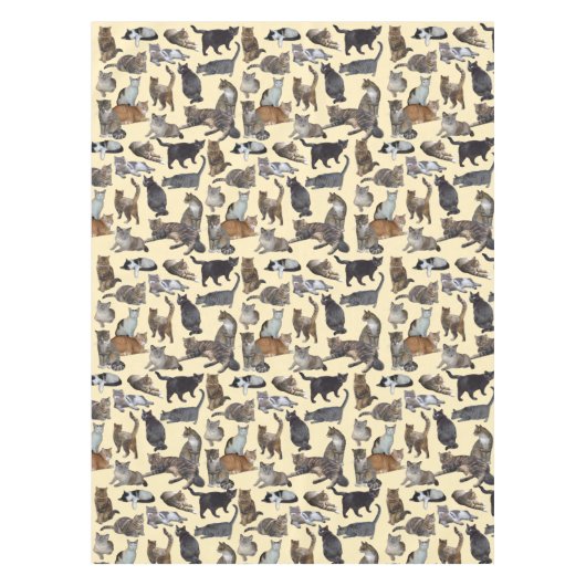 Katzen Tischdecke (Vorderseite)