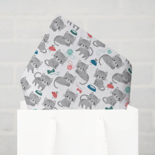 Katzen-Tissue-Papier, Kitty Kitten Decoupage Seidenpapier