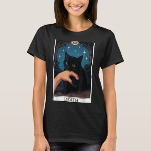 Katzen-Tod-Tarotkarte png T-Shirt