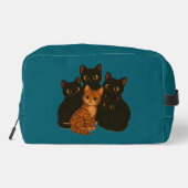 Katzen-Toilettentasche Waschbeutel (Rückseite)