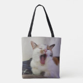 Katzen Totbeutel Tasche (Rückseite)