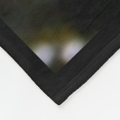 Katzen-tragende Weihnachtsmannmütze-Fleece-Decke Fleecedecke (Ecke)