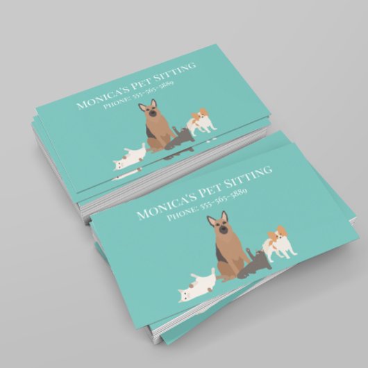 Katzen-Training für Haustiere Visitenkarte