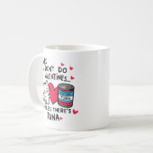 Katzen tun keine Valentine Kaffeetasse (Vorderseite Links)