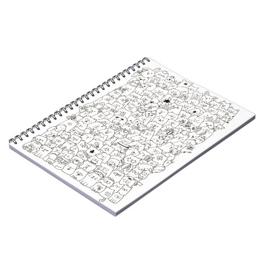 "Katzen-u. Co-" Gekritzel Notizblock (Linke Seite)