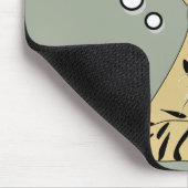 Katzen-u. Computer-Witz-Spaß-Mausunterlage Mousepad (Ecke)