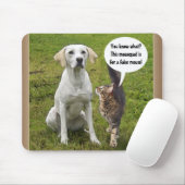Katzen- u. Hundegespräch Mousepad (Mit Mouse)