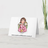 Katzen-u. -hundegruß-Karte der Mutter Tages Karte (Rückseite)