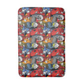 Katzen-u. Hunderoller-Muster Badematte (Vorderseite Vertikal)