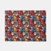 Katzen-u. Hunderoller-Muster Fußmatte (Vorderseite)