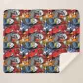 Katzen-u. Hunderoller-Muster Sherpadecke (Vorderseite (Horizontal))