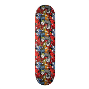 Katzen-u. Hunderoller-Muster Skateboard