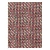 Katzen-u. Hunderoller-Muster Tischdecke (Vorderseite)