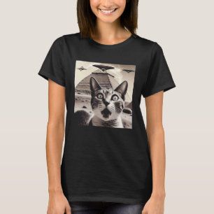Katzen-UAPs-Vorfall UFO Ägypten Pyramiden Aliens T-Shirt