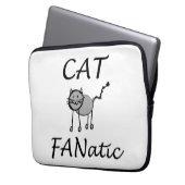 Katzen über Kindern Laptopschutzhülle (Vorderseite Links)
