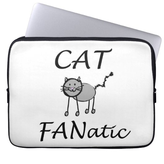 Katzen über Kindern Laptopschutzhülle (Vorderseite)