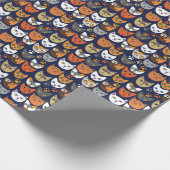 Katzen überall geschenkpapier (Ecke)