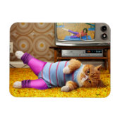 Katzen-Übung Magnet (Horizontal)