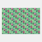 Katzen Ugly Xmas Sweater Paper Flat Sheet Set 3 Geschenkpapier Set (Vorderseite 3)