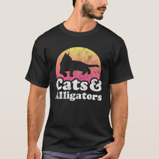 Katzen und Alligatoren Alligator für Männer Frauen T-Shirt