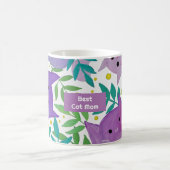 Katzen und Äste Beste Katzenmutter Tag Kaffeetasse (Mittel)