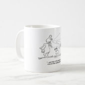 Katzen und Außerirdischen Kaffeetasse (Vorderseite Links)