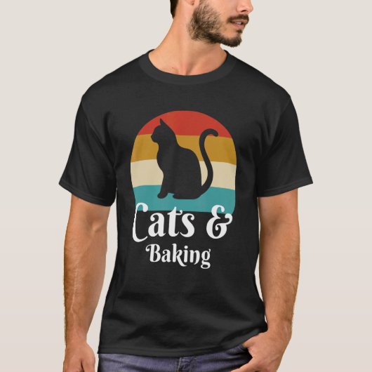 Katzen und Backbäcker T-Shirt (Vorderseite)